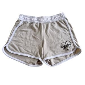 Hurley Girls Heart Gray Heather Size XL (13–15 Years) Logo Shorts